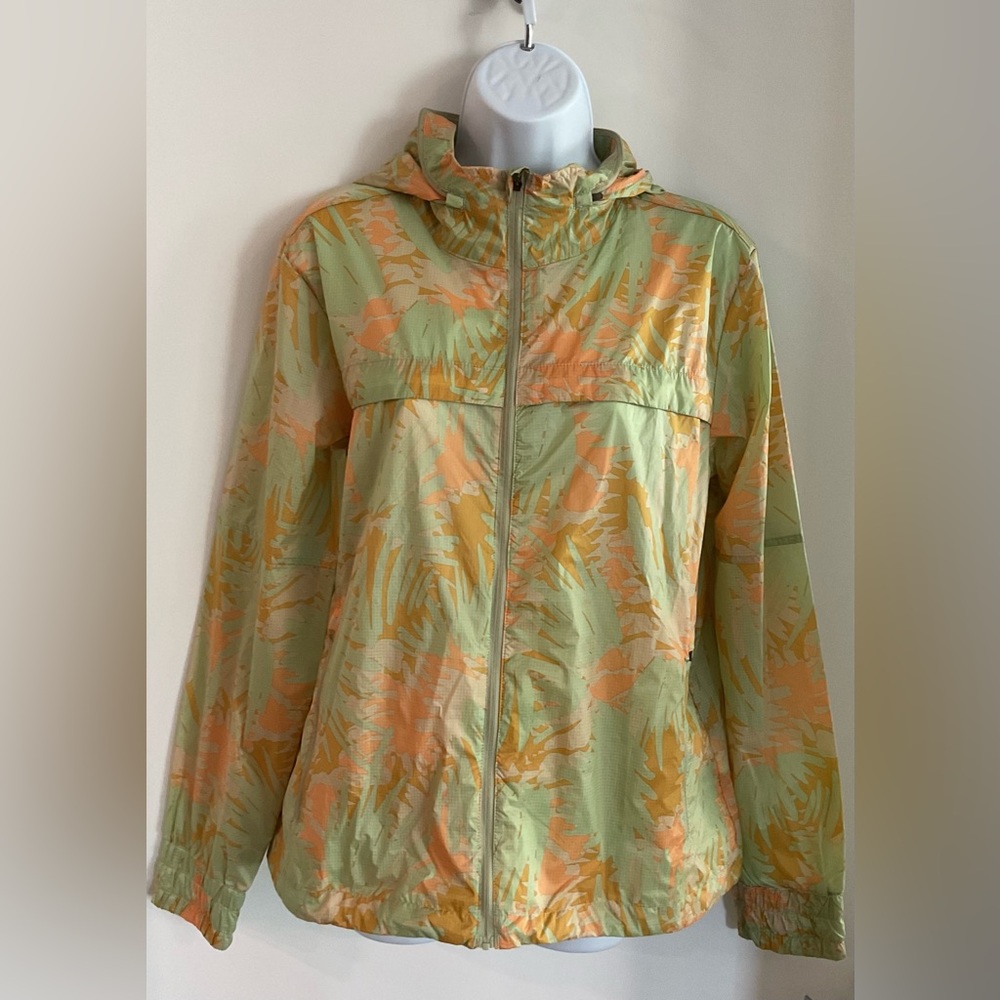 119$ PrAna Whistler Coastal Sage Jungle Fit Full Zip Jacket Size S